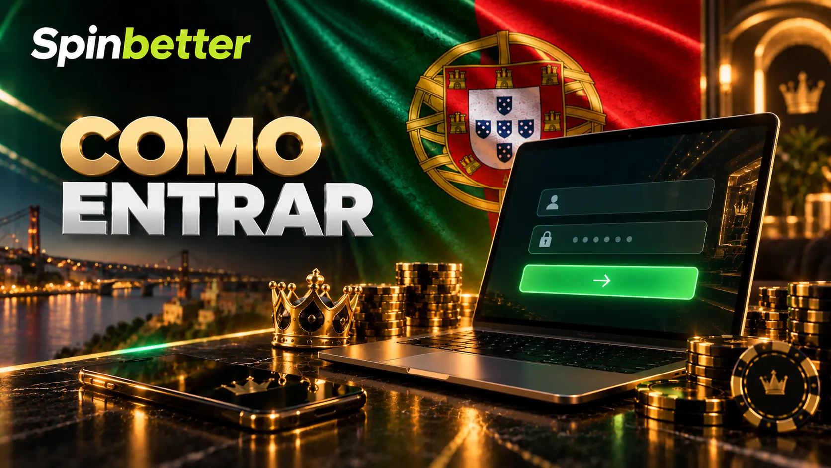 SpinBetter login: como entrar e o que fazer se falhar